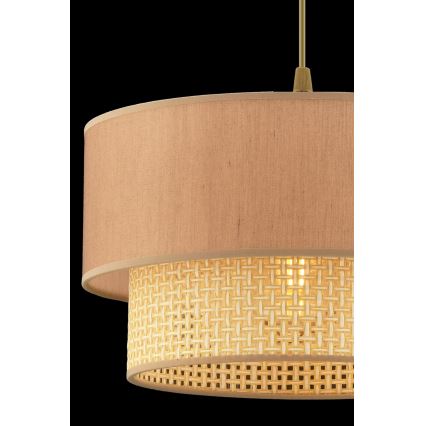 ECHO висяща лампа 1xE27/60W/230V бежова
