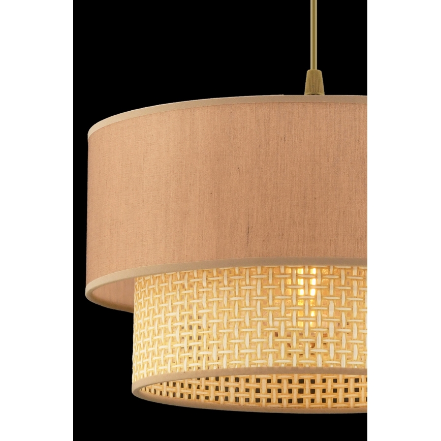 ECHO висяща лампа 1xE27/60W/230V бежова