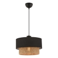 ECHO висяща лампа 1xE27/60W/230V черен/кафяв