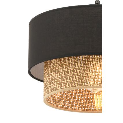 ECHO висяща лампа 1xE27/60W/230V черен/кафяв