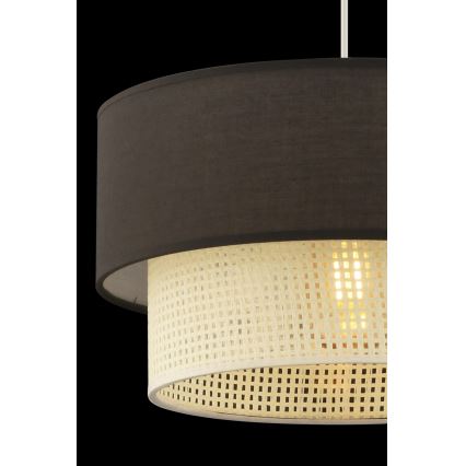 ECHO висяща лампа 1xE27/60W/230V кафяво/кремаво
