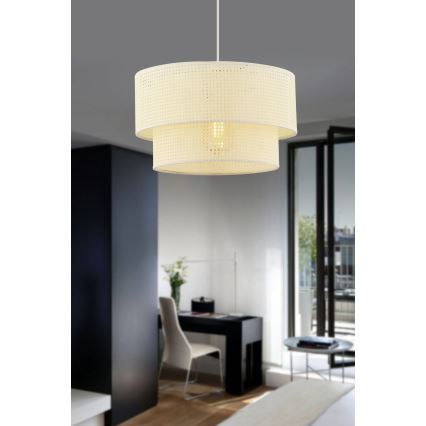 ECHO висяща лампа 1xE27/60W/230V кремаво