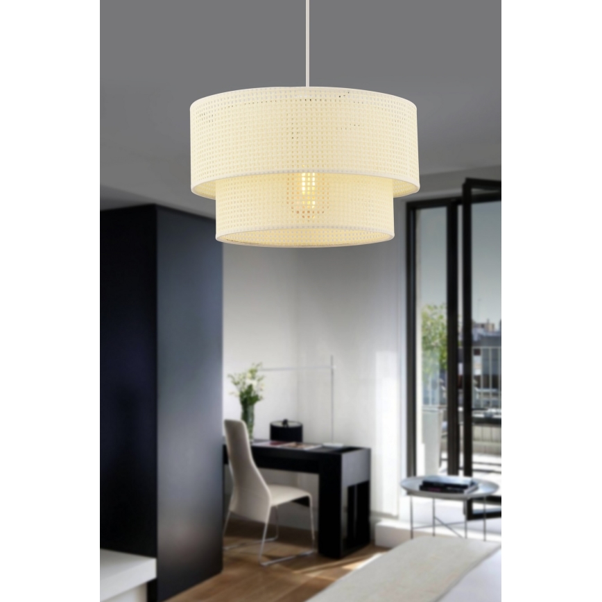 ECHO висяща лампа 1xE27/60W/230V кремаво