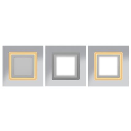 LED Лампа за окачен таван DUO LED/12W/230V + LED/4W