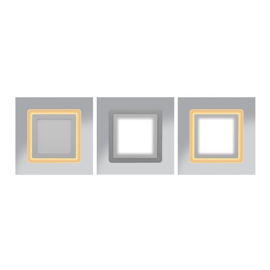 LED Лампа за окачен таван DUO LED/12W/230V + LED/4W