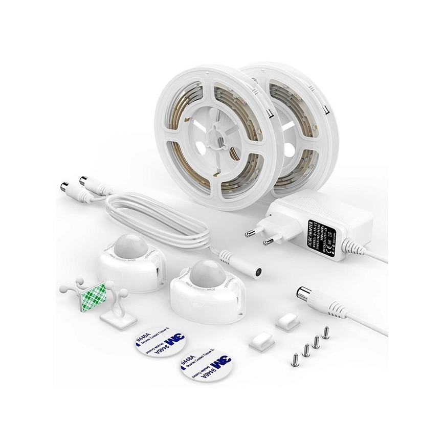 К-кт 2 бр. LED ленти със сензор 1.2 м LED/3,6W/230V