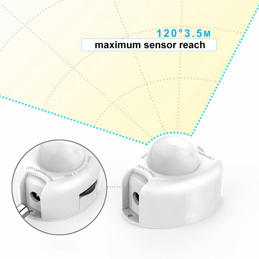 К-кт 2 бр. LED ленти със сензор 1.2 м LED/3,6W/230V