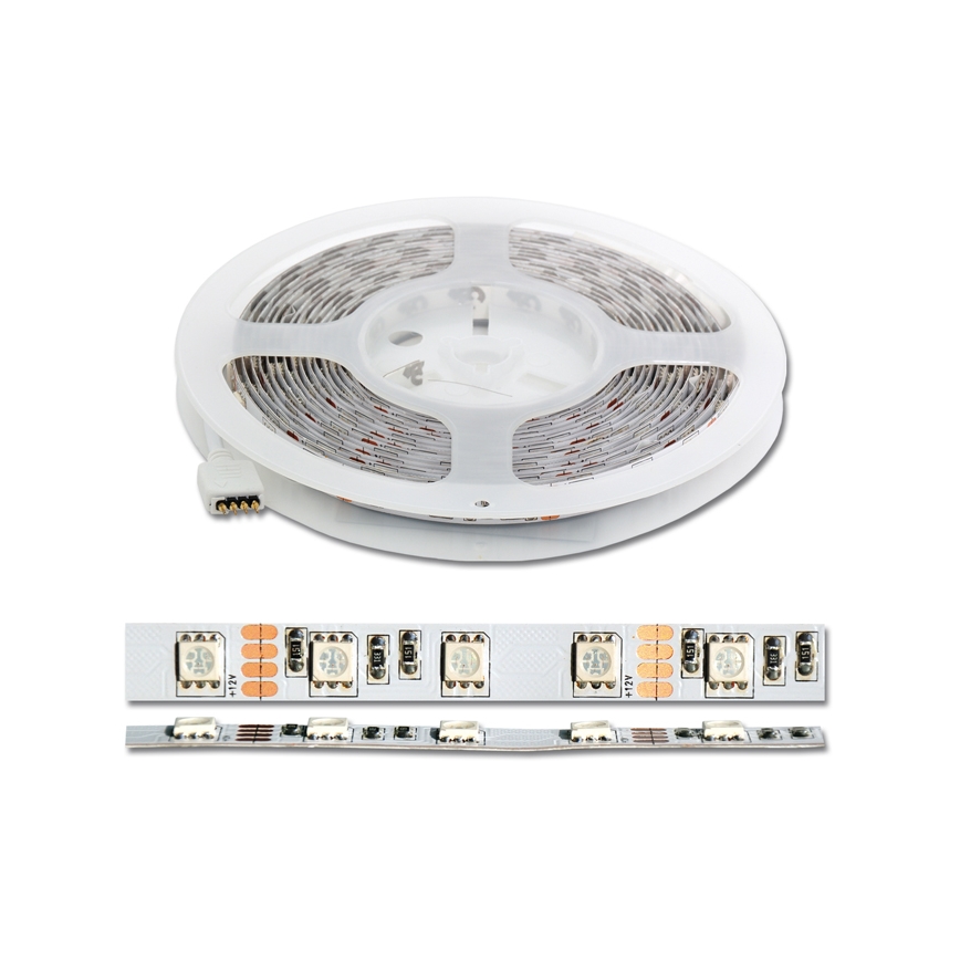 LED RGB Лента 5 м LED/72W/230V + дистанционно