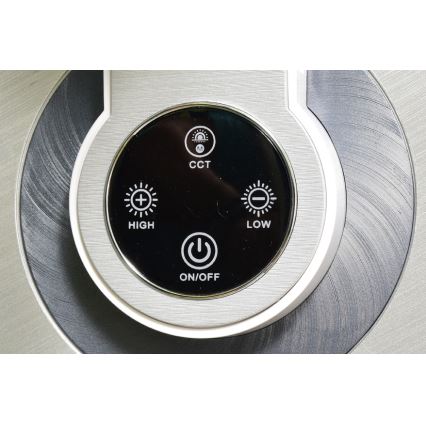 LED Димируема сензорна настолна лампа LIMA LED/8W/230V USB сребрист