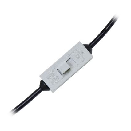 LED Плафониера LADA LED/12W/230V 3000/4000/6000K Ø 17 см черен