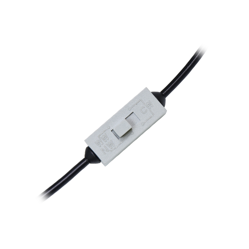 LED Плафониера LADA LED/12W/230V 3000/4000/6000K Ø 17 см черен