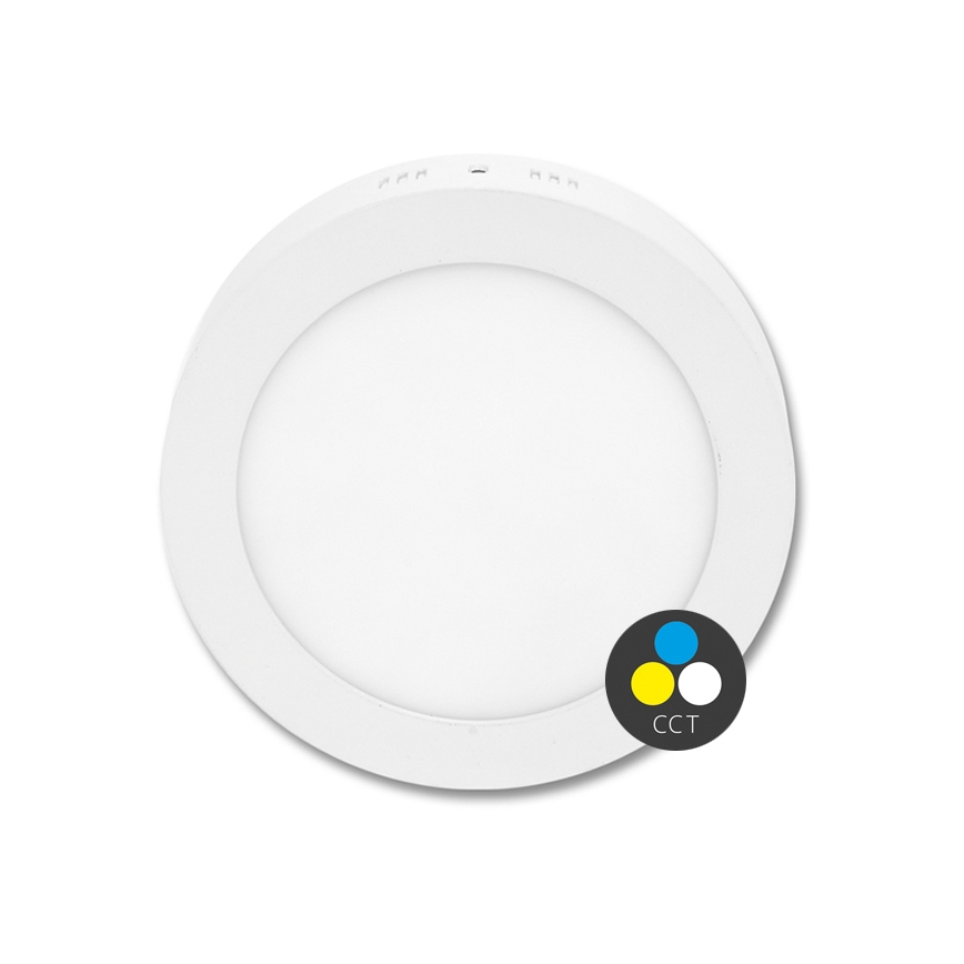 LED Плафониера LADA LED/25W/230V 3000/4000/6000K Ø 30 см бял