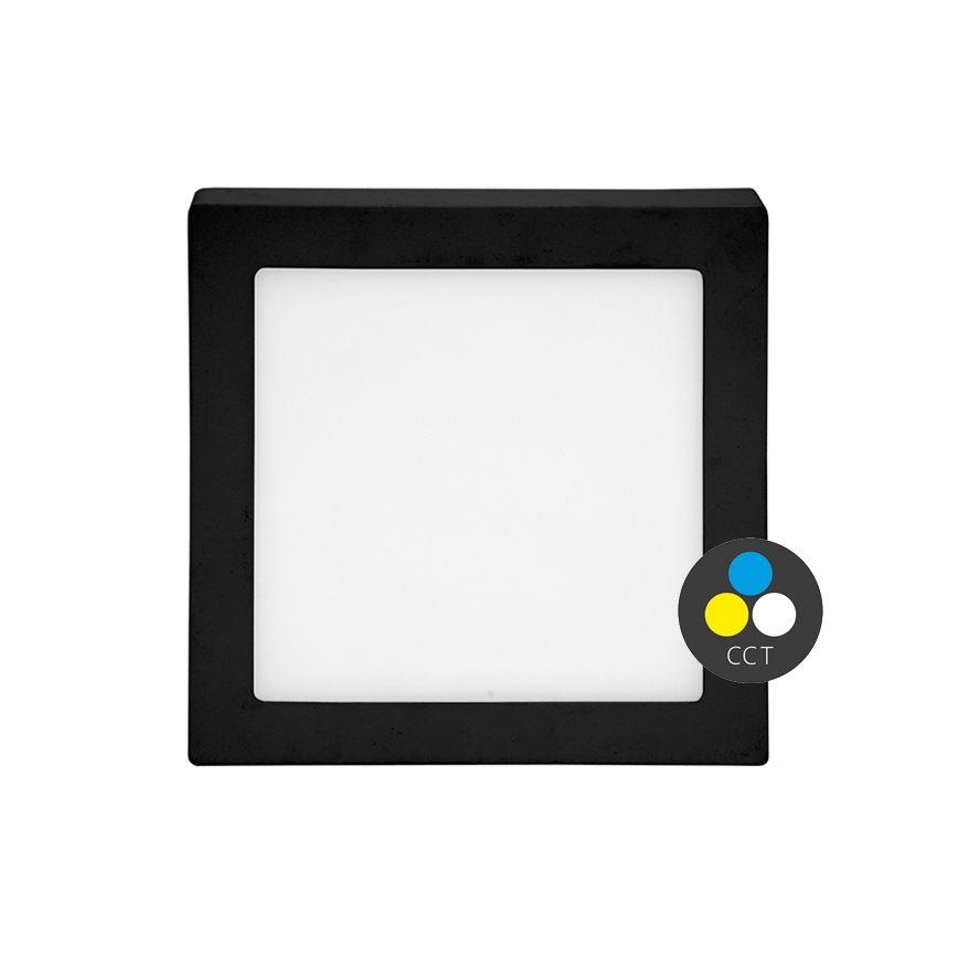 LED таванно осветително тяло RAFA LED/12W/230V 3000/4000/6000K 17x17 см черно