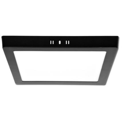 LED Плафониера RAFA LED/18W/230V 3000/4000/6000K 22x22 см черен