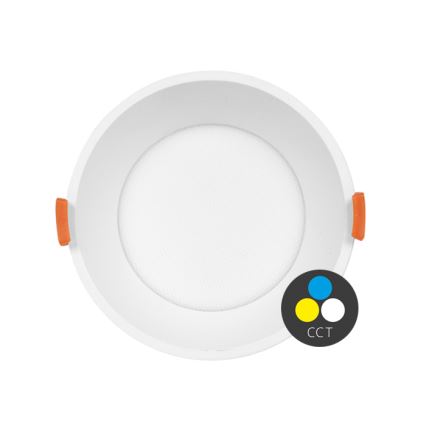 LED Лампа за окачен таван TINA LED/12W/230V 3000/4000/6500K Ø 12 см бял
