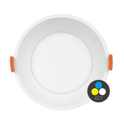 LED Лампа за окачен таван TINA LED/24W/230V 3000/4000/6500K Ø 17,5 см бял