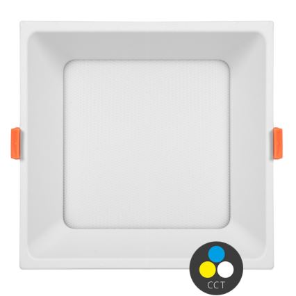 LED Лампа за окачен таван TONY LED/36W/230V 3000/4000/6500K 22x22 см бял