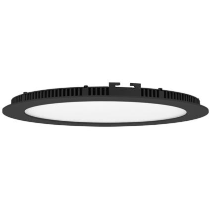 LED Лампа за вграждане в баня LADA LED/12W/230V 3000/4000/6000K Ø 17 см IP44 черен