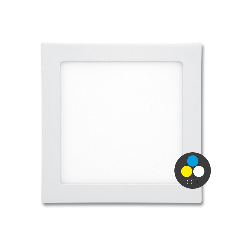 LED Лампа за вграждане в баня RAFA LED/18W/230V 3000/4000/6000K 22x22 см IP44 бял