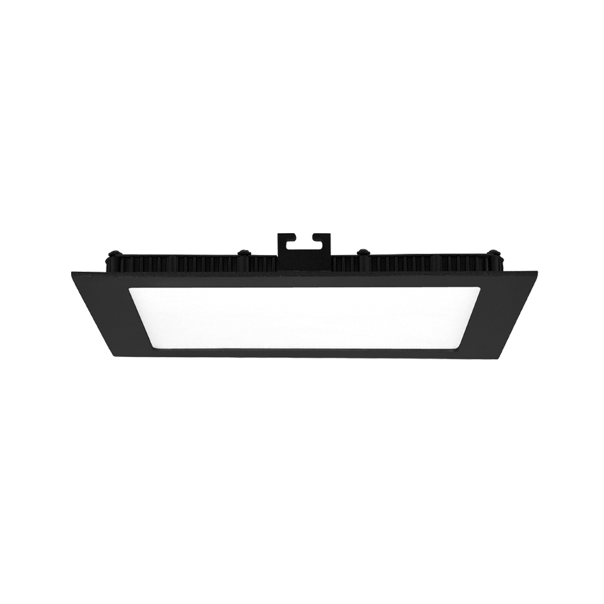 LED Лампа за вграждане в баня RAFA LED/18W/230V 3000/4000/6000K 22x22 см IP44 черен