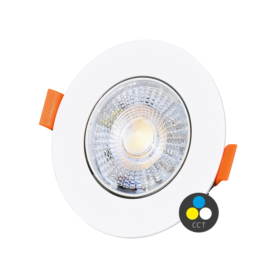 LED Димируема лампа за вграждане ZITA LED/3/5/7W/230V 3000/4000/6000K Ø 9 см бял