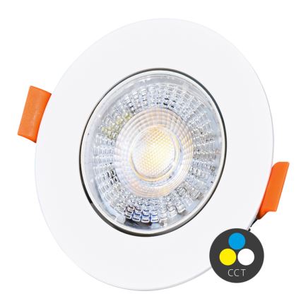 LED Димируема лампа за вграждане ZITA LED/3/5/7W/230V 3000/4000/6000K Ø 9 см бял