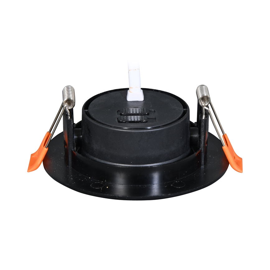 LED Димируема лампа за вграждане ZITA LED/3/5/7W/230V 3000/4000/6000K Ø 9 см черен