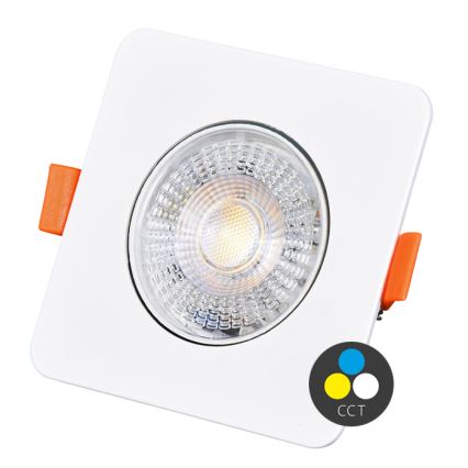 LED Димируема лампа за вграждане KENT LED/3/5/7W/230V 3000/4000/6000K 9x9 см бял
