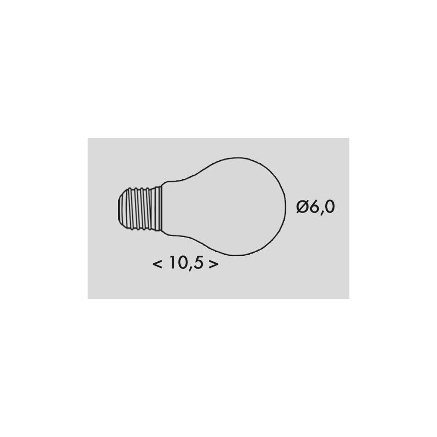 LED Крушка RETRO A60 E27/4W/230V 3000K 840lm