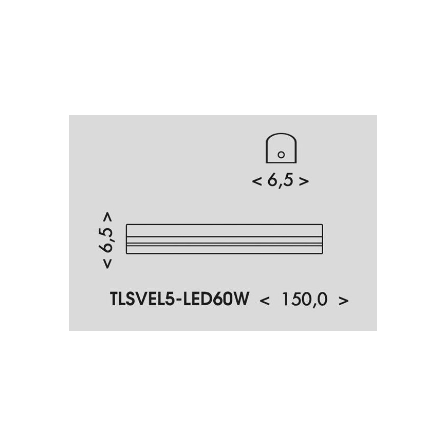 LED Флуоресцентна лампа VELO LED/36/48/60W/230V 3000/4000/6000K 150 см бял