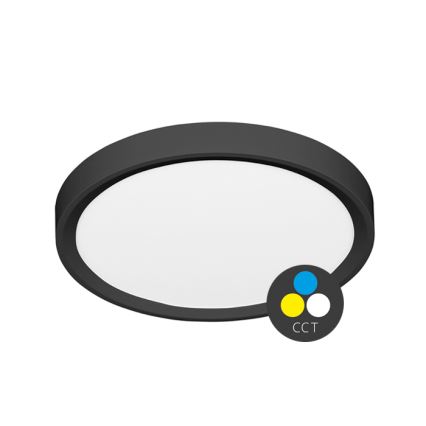 LED Плафониера SALY LED/32W/230V 3000/4000/6000K Ø 40 см IP40 черен