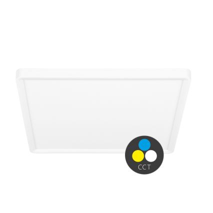 LED Плафониера TERY LED/32W/230V 3000/4000/6000K 40x40 см IP40 бял