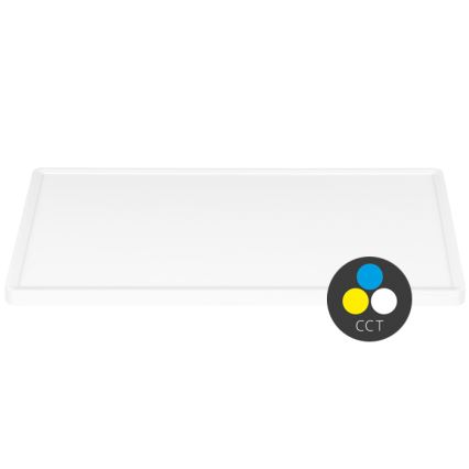 LED Плафониера TERY LED/50W/230V 3000/4000/6000K 90x60 см IP40 бял