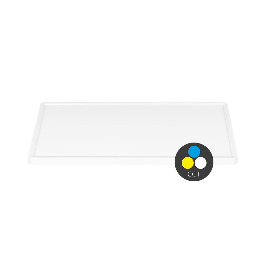 LED Плафониера TERY LED/50W/230V 3000/4000/6000K 90x60 см IP40 бял