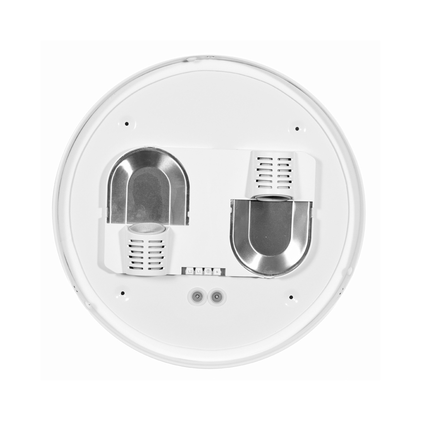 Екстериорна лампа за таван HECTOR 2xE27/60W/230V Ø 40 см IP44 опал бял