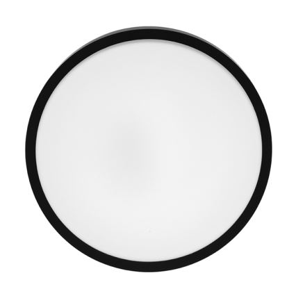 LED Плафон за баня LIRA LED/12W/230V 4000K Ø 25 cm IP44 черен