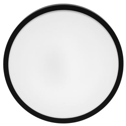 LED Плафон за баня LIRA LED/18W/230V 4000K Ø 29,5 cm IP44 черен