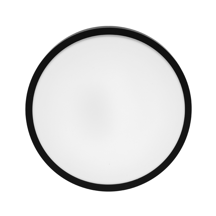 LED Плафон за баня LIRA LED/18W/230V 4000K Ø 29,5 cm IP44 черен
