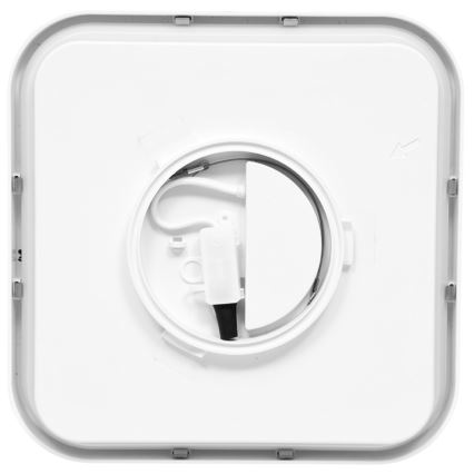 LED Плафон за баня LUKY LED/12W/230V 4000K 25x25 cm IP44 бял