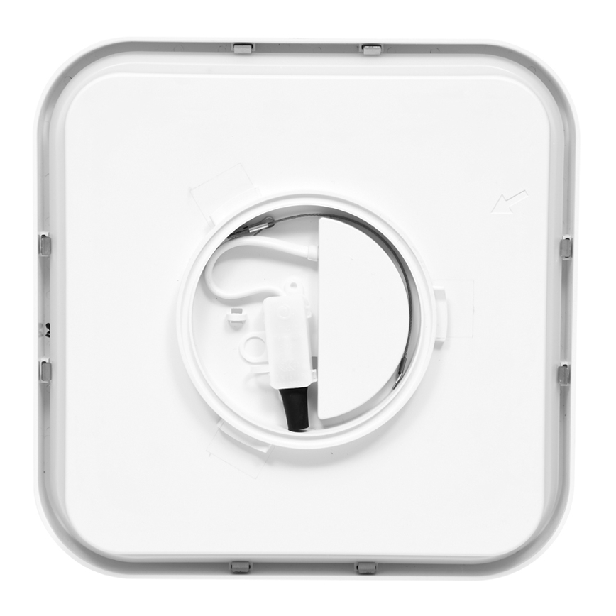 LED Плафон за баня LUKY LED/12W/230V 4000K 25x25 cm IP44 бял