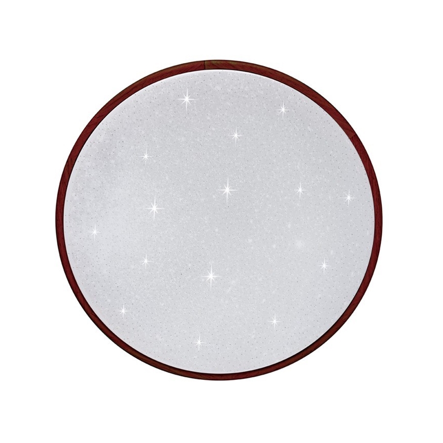 LED Регулируемо таванно осветително тяло LENA LED/24W/230V 3000-6500K дъб + дистанционно управление