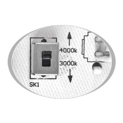 Екстериорна LED лампа за таван MARTIN LED/15W/230V 3000/4000K Ø 30 см IP65 бял