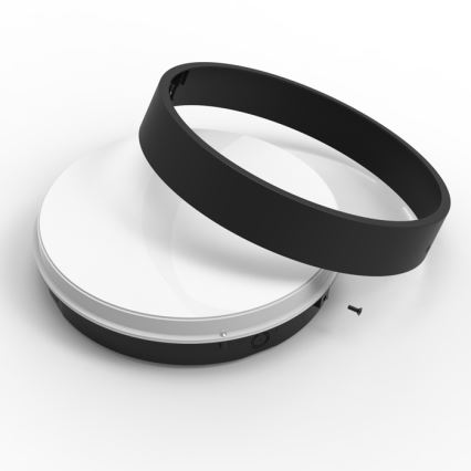 Екстериорна LED лампа за таван MARTIN LED/25W/230V 3000/4000K Ø 35 см IP65 черен