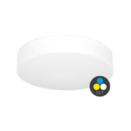 LED Плафон за баня MAKARON LED/24W/230V 3000/4000/6000K Ø 30 см IP44 бял