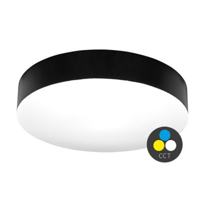 LED Плафон за баня MAKARON LED/36W/230V 3000/4000/6000K Ø 40 см IP44 черен