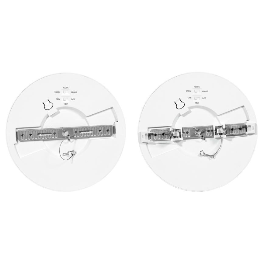 LED Димируем панел LEXA LED/12/18/24W/230V 3000/4000/6000K Ø 30 см бял