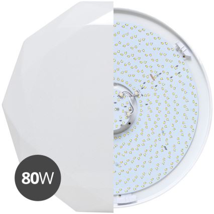 LED Димируем плафон DIAMANT LED/80W/230V + дистанционно