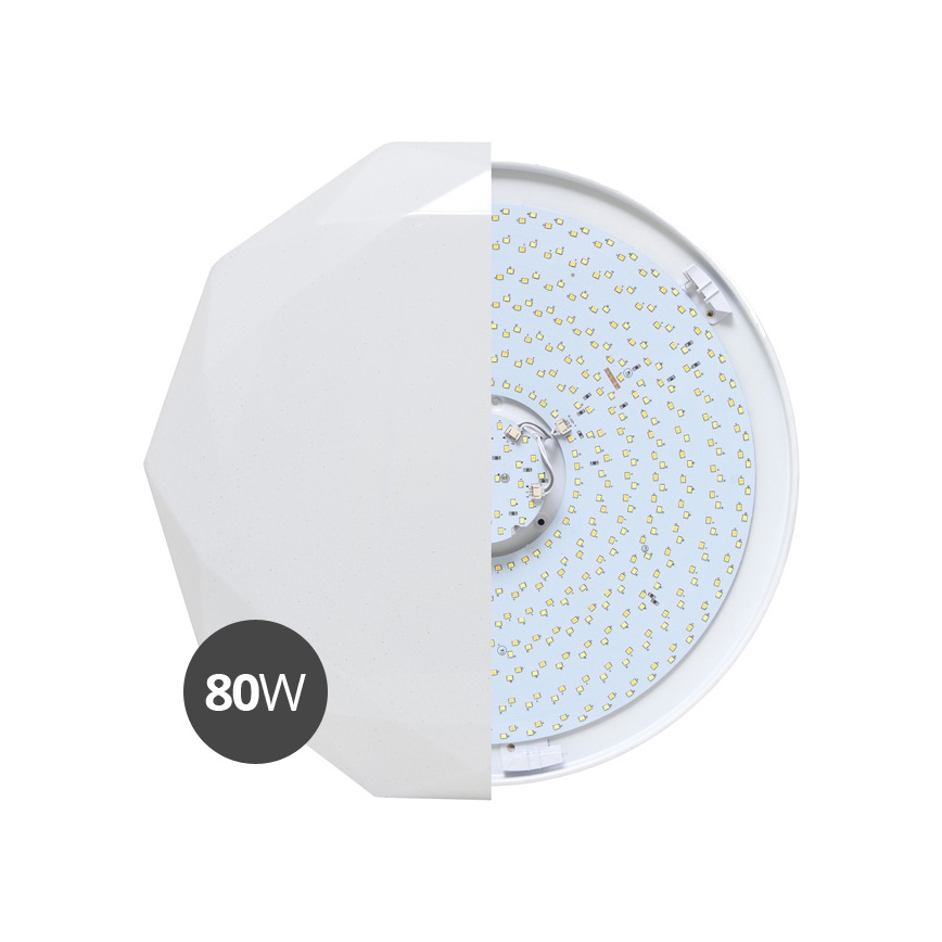 LED Димируем плафон DIAMANT LED/80W/230V + дистанционно