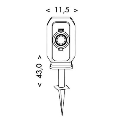 Екстериорна колона с контакти и таймер 2Z IP44