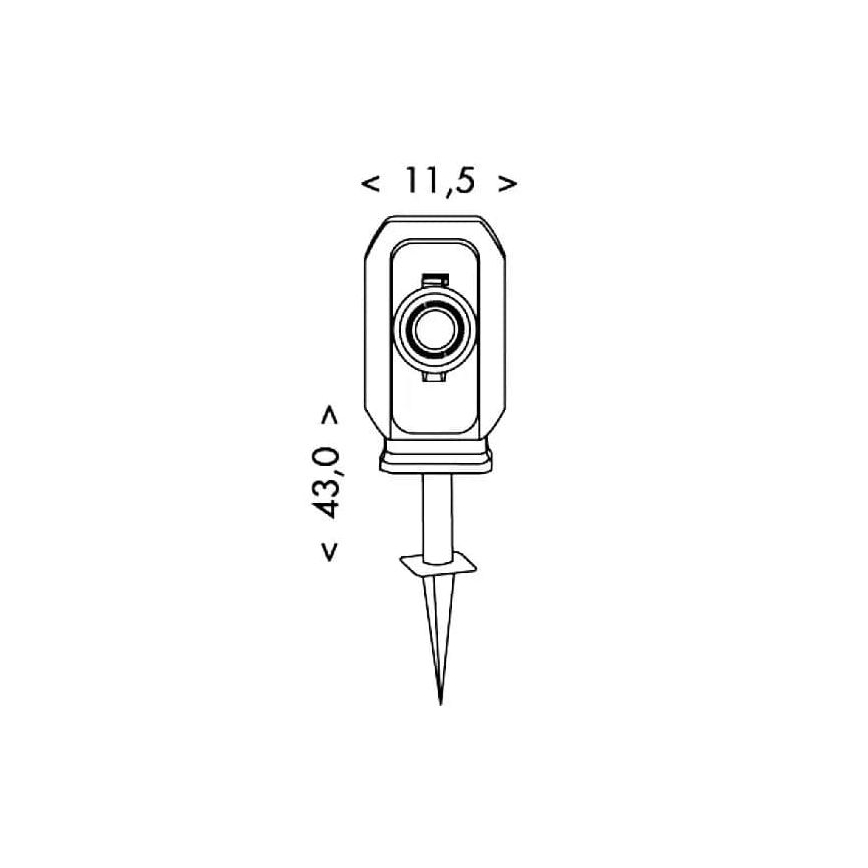 Екстериорна колона с контакти и таймер 2Z IP44
